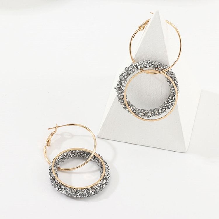 Rhinestone Alloy Party Øreringer