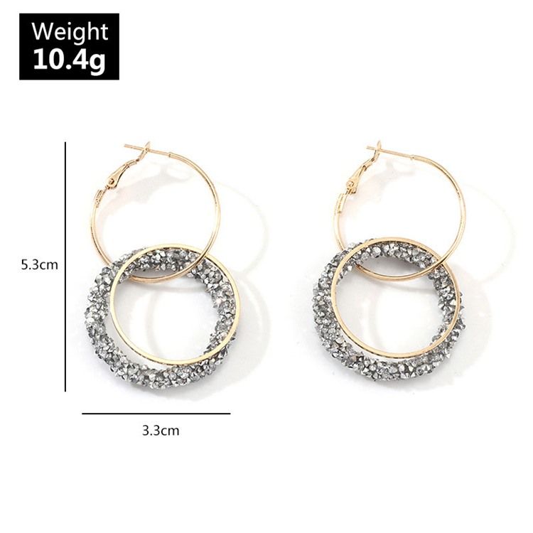 Rhinestone Alloy Party Øreringer