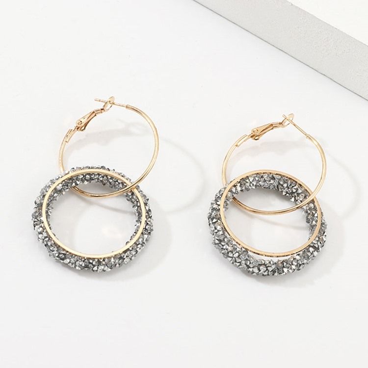 Rhinestone Alloy Party Øreringer