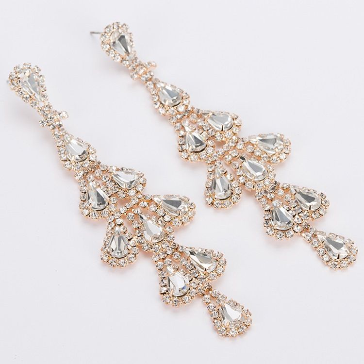 Rhinestone Sweet Diamante Party Charm Øreringer