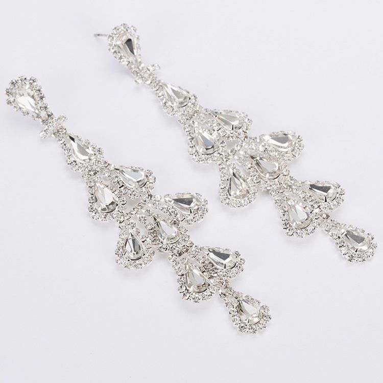 Rhinestone Sweet Diamante Party Charm Øreringer