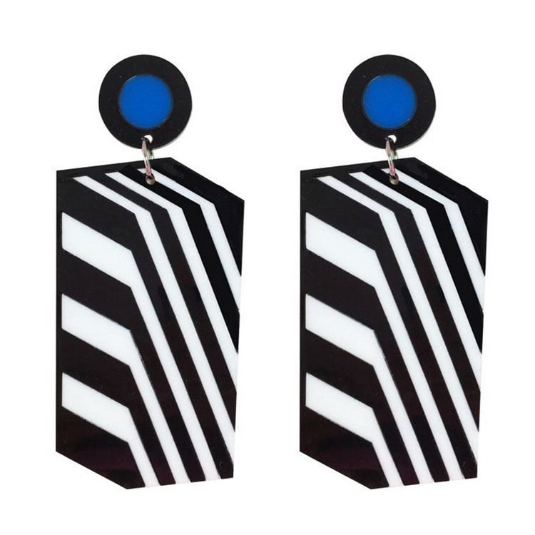 Stripe Holiday Earrings