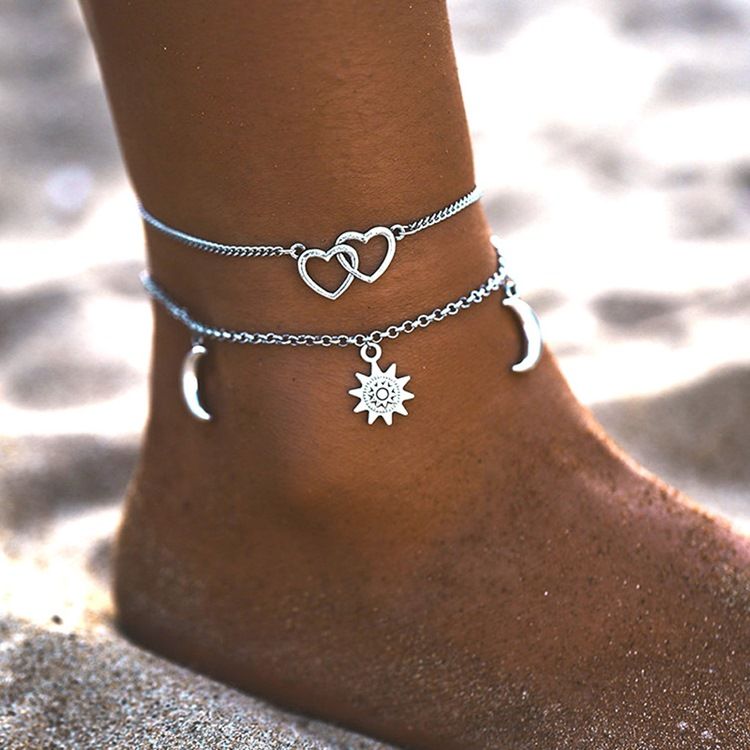 Sweet E-plating Fashion Dame Anklets