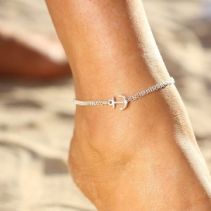 Utsøkt Anchor Beach Anklet For Women