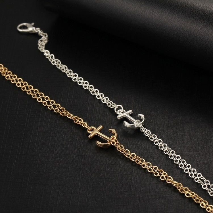 Utsøkt Anchor Beach Anklet For Women