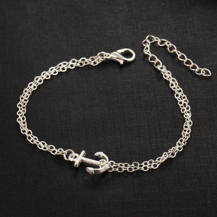 Utsøkt Anchor Beach Anklet For Women