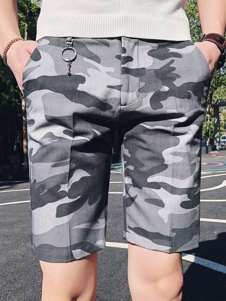 Glidelås Straight Camouflage Glidelås Herreshorts