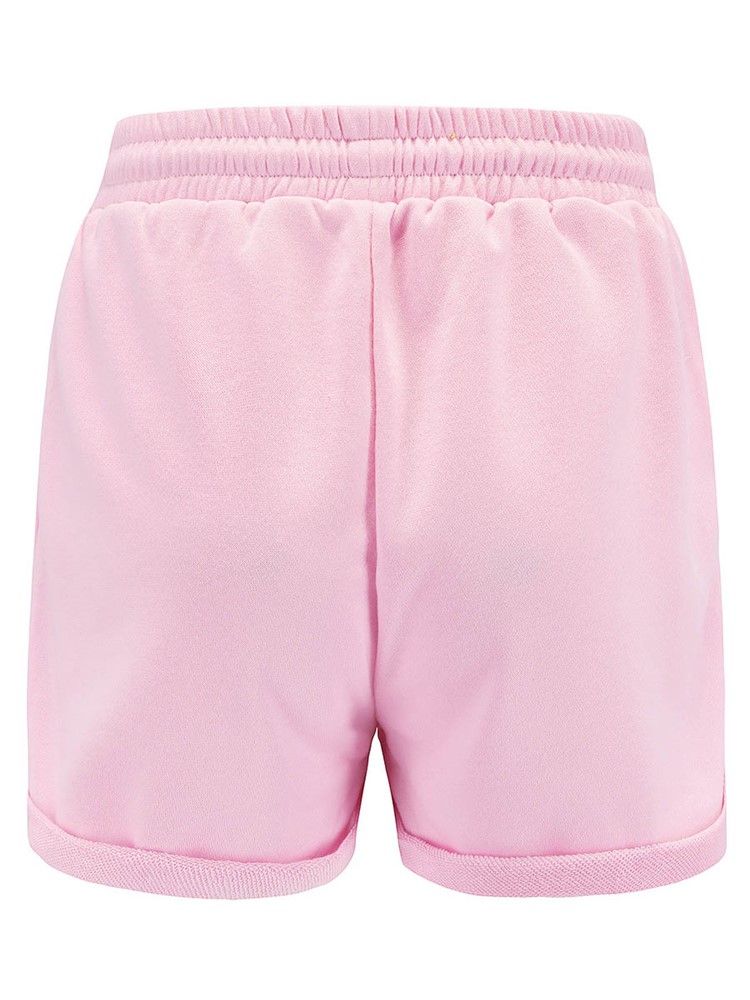 Plain Lace-up Sportsshorts For Kvinner