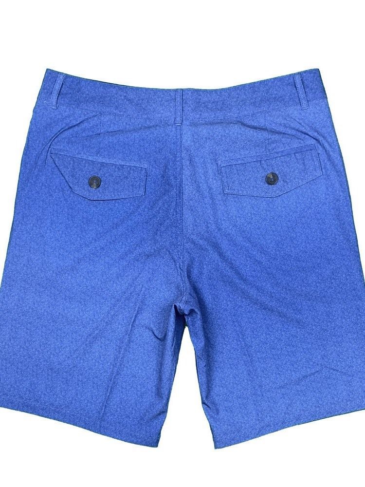 Plain Loose Button Shorts For Menn