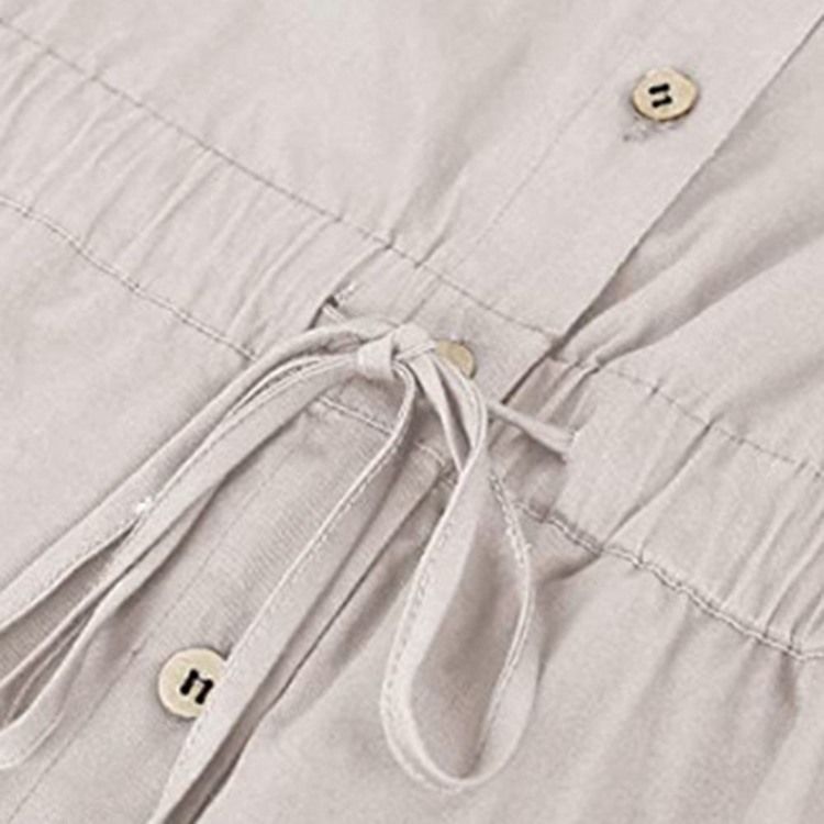 Plain Pocket Shorts For Menn Jumpsuits Overalls