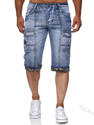 Slim Shorts Med Glidelås For Menn