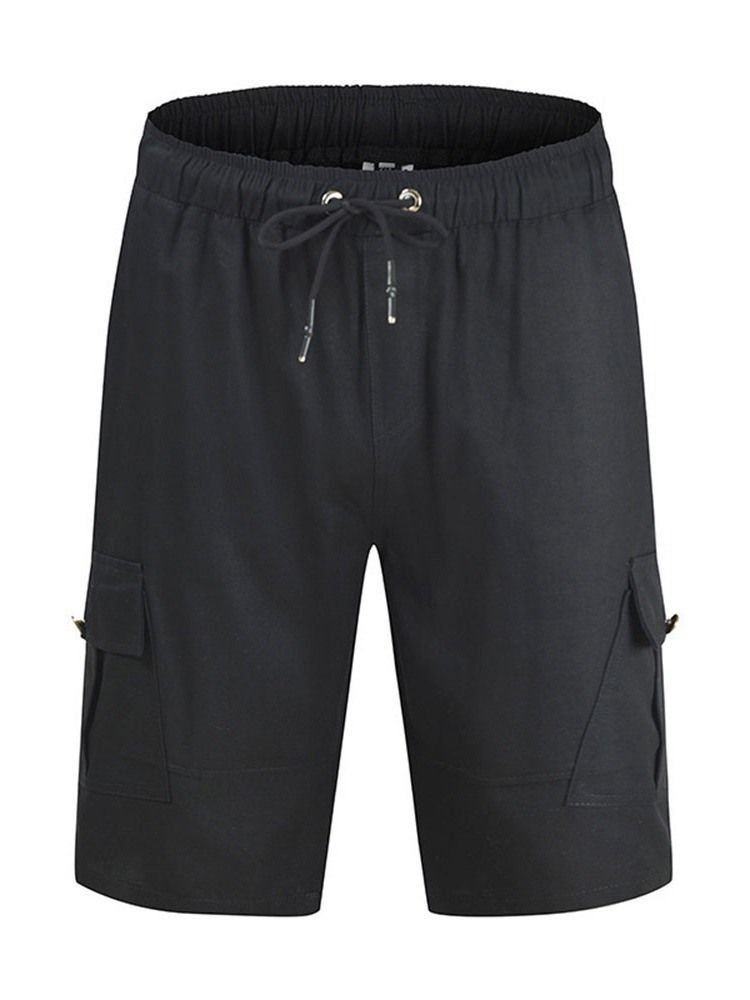 Straight Pocket Menns Casual Shorts