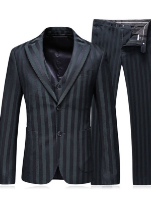 Blazer Single-breasted Fashion Mens Dress Suit