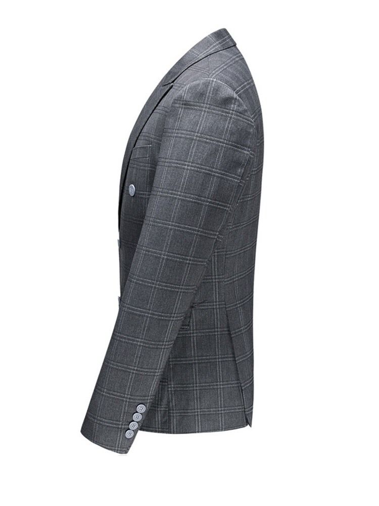 Double-breasted Fashion Blazer Mens Dress Suit