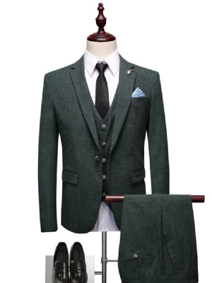 Fashion Blazer Pocket Mens Dress Suit