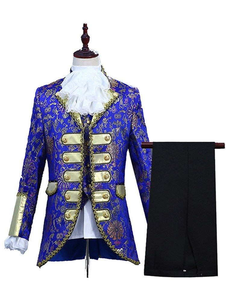 Floral Printed Mens Costume Suits