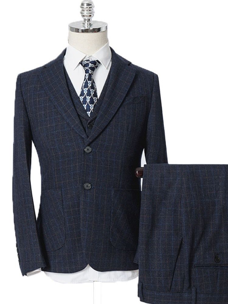 Mote Mens Plaid Dress Suit