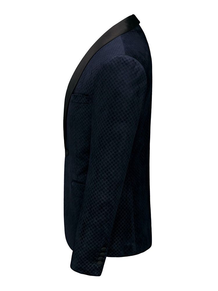 One Button Fashion 3-piece Mens Dress Suit