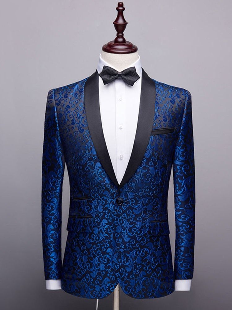 One Button Fashion Mens Dress Suit