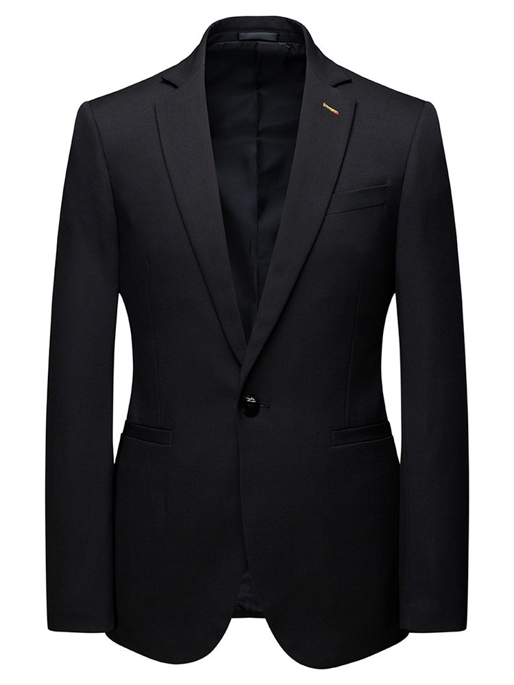 One Button Button Pants Mens Dress Suit