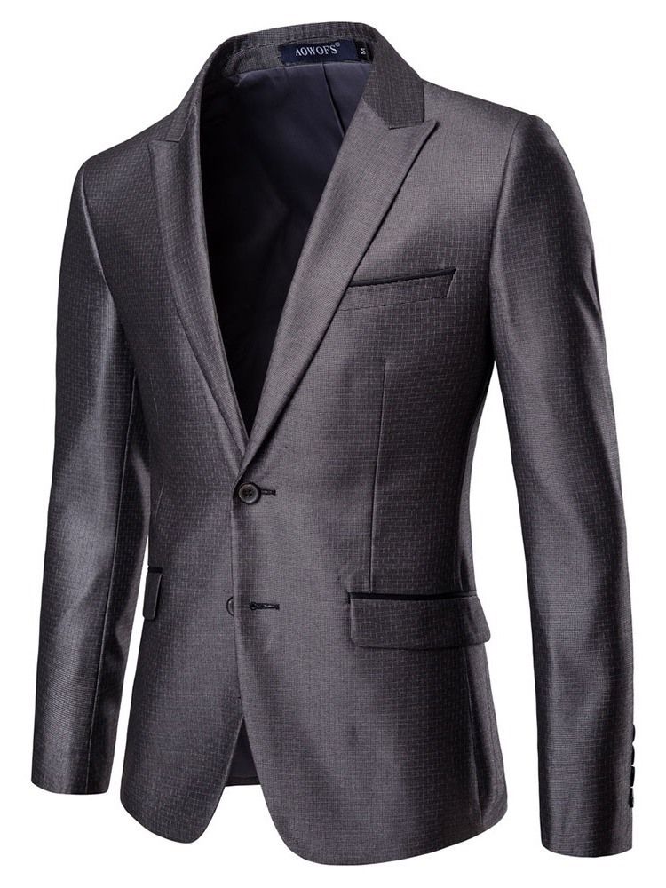 Plain Blazer Pants Mens Casual Dress Suit