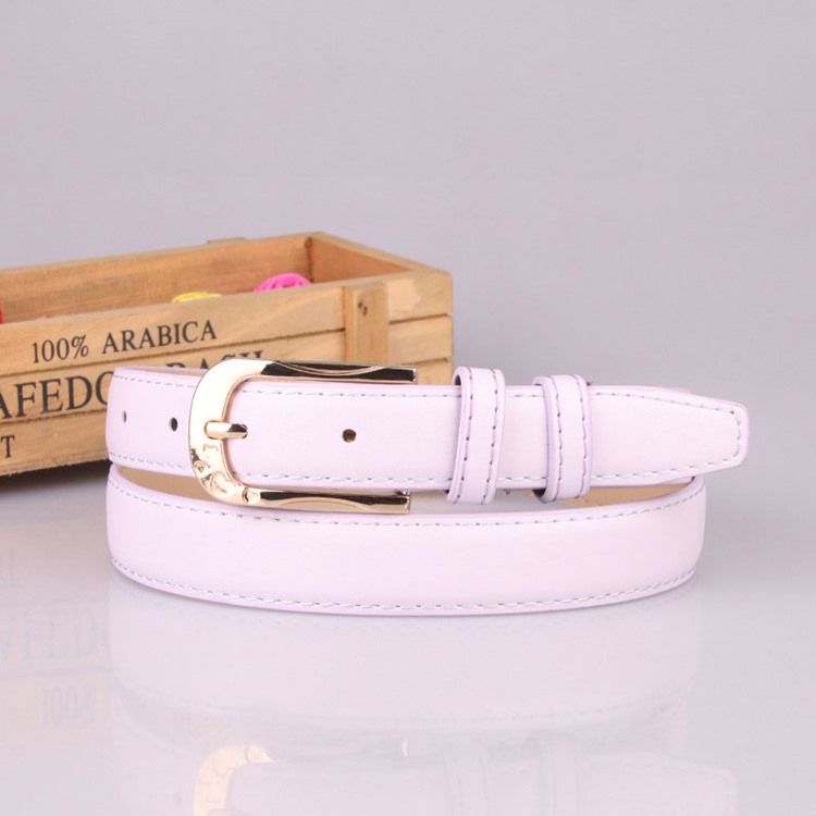 Fashion Pin Buckle Leopard Print Pu Belt