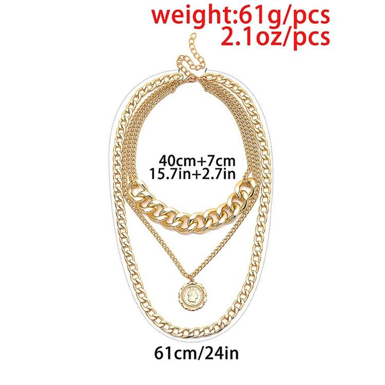 Golden Hoop Sexy Necklace