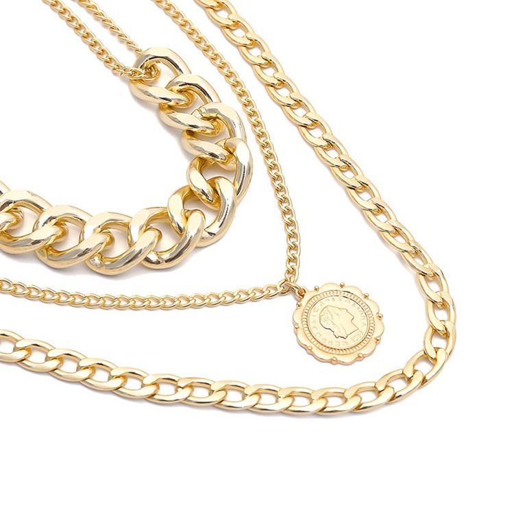 Golden Hoop Sexy Necklace