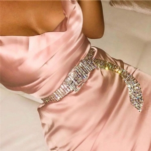 Pin Buckle Fashion Diamante Belt