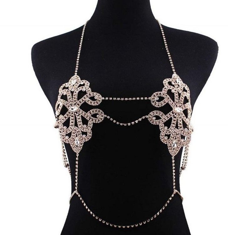 Rhinestone Body Chain Halskjeder