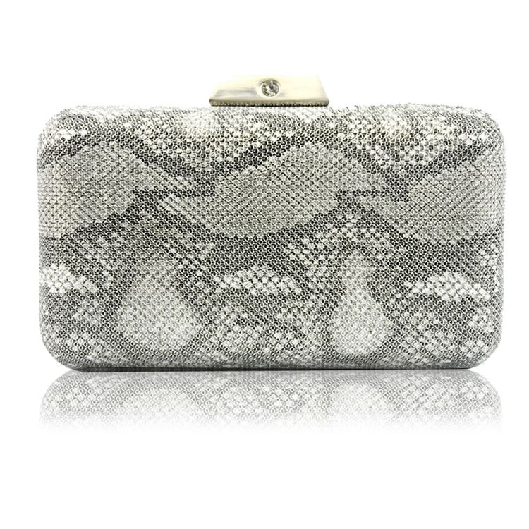 Bankett Satin Snakeskin Grain Clutches Evening Bag