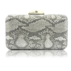 Bankett Satin Snakeskin Grain Clutches Evening Bag