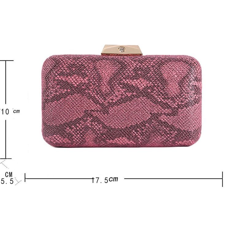 Bankett Satin Snakeskin Grain Clutches Evening Bag