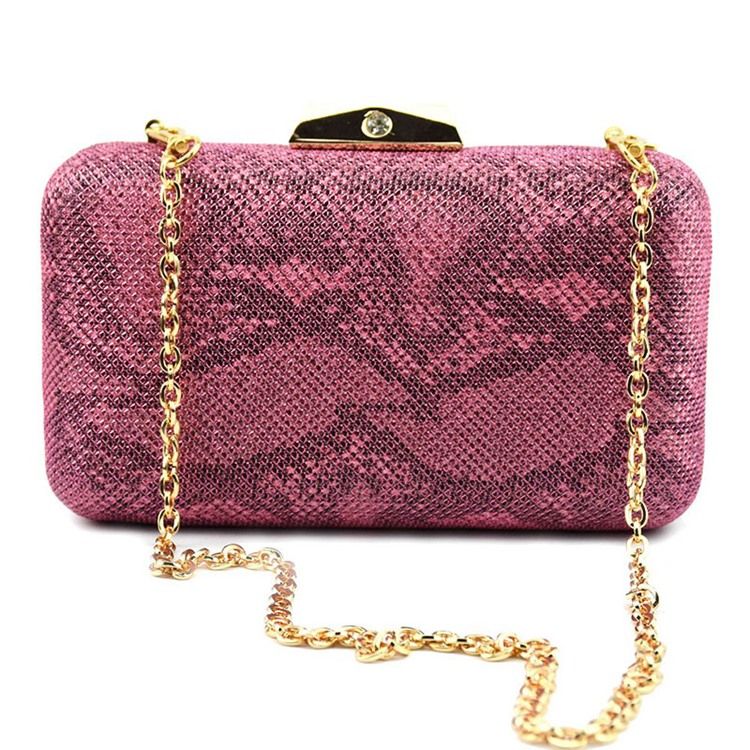 Bankett Satin Snakeskin Grain Clutches Evening Bag