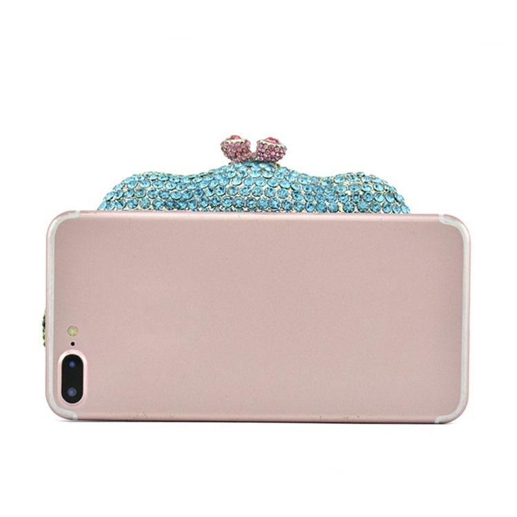 Diamond Chain Pu Clutches Evening Bags