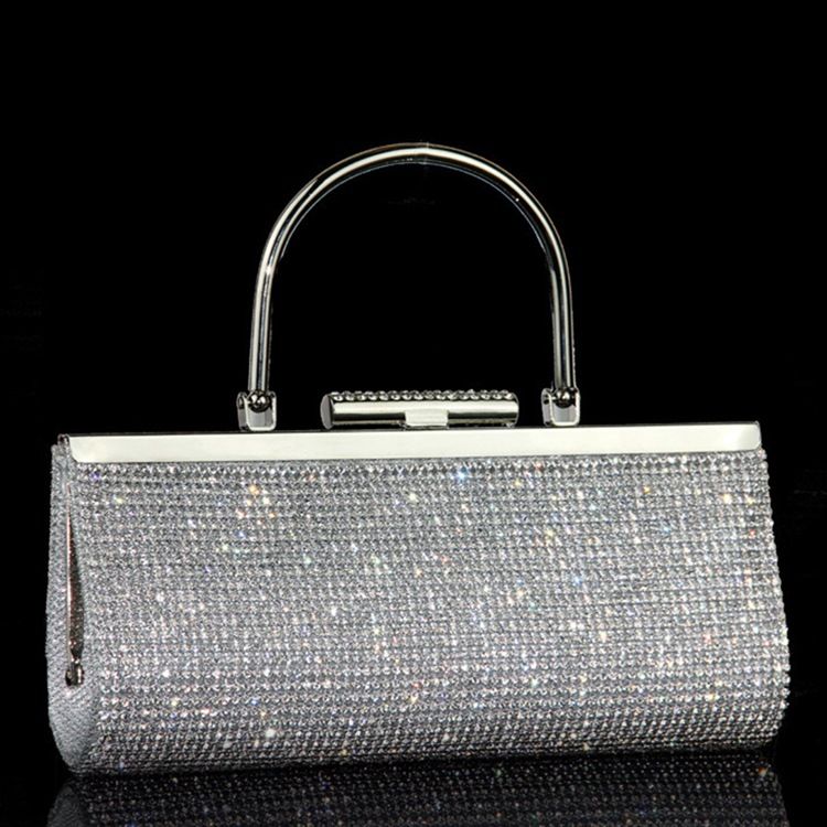 Koreansk Stil Paljetter Rhinestone Clutch