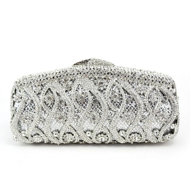 Luksuskjede Rhinestone Clutch