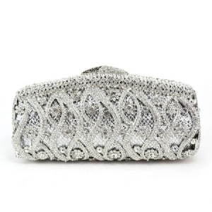 Luksuskjede Rhinestone Clutch