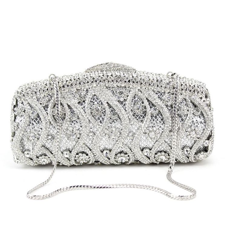 Luksuskjede Rhinestone Clutch