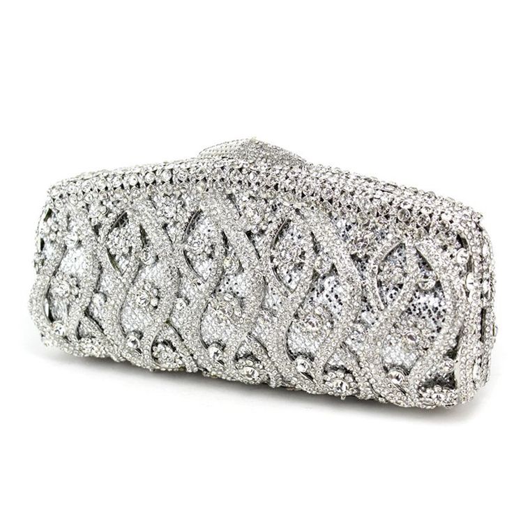 Luksuskjede Rhinestone Clutch