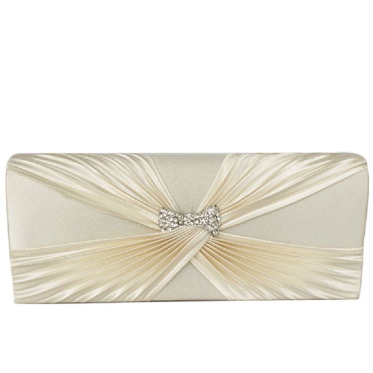 Modern Bowtie Magnetic Snap Clutch