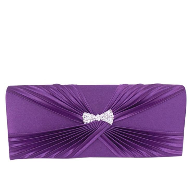 Modern Bowtie Magnetic Snap Clutch