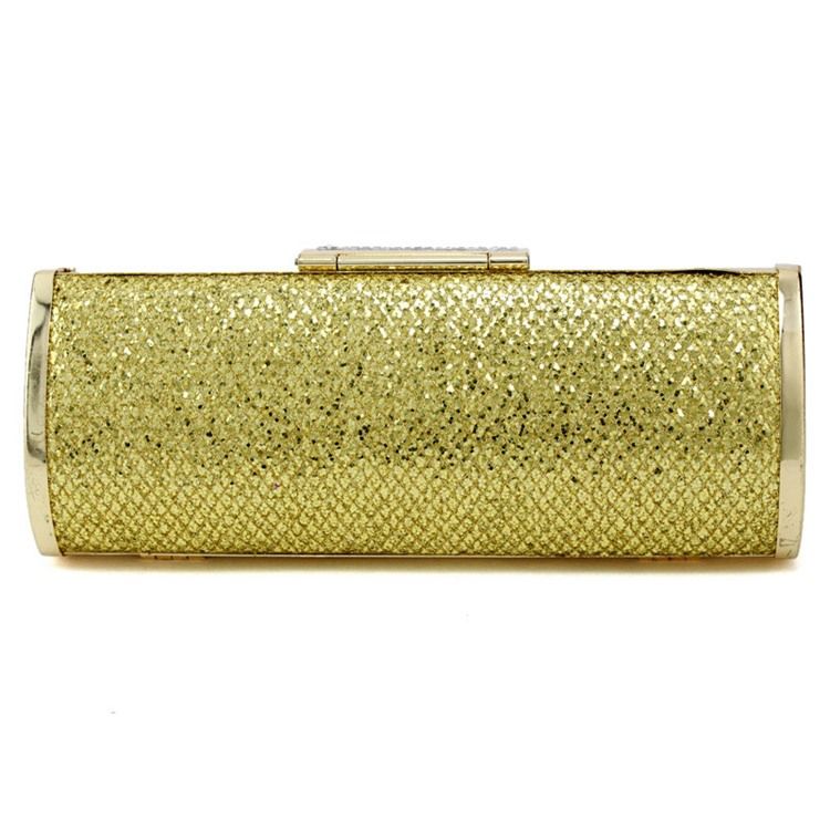 Paljetter Rhinestone Magnetic Snap Clutch