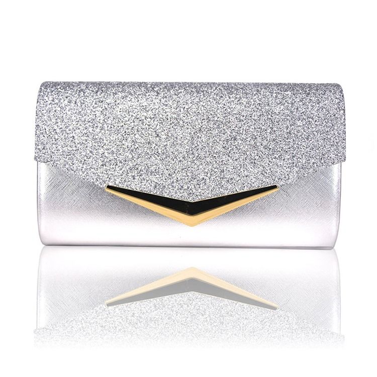 Plain Party Pu Clutches Kvesker