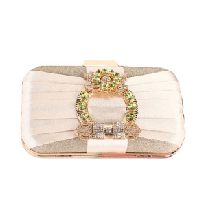 Rhinestone Allsidig Satin Clutches Evening Bags