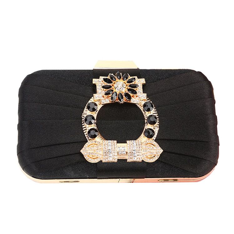 Rhinestone Allsidig Satin Clutches Evening Bags