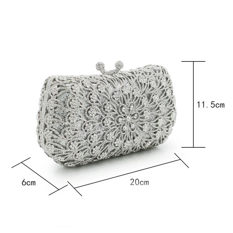 Rhinestone Luxury Banquet Clutches Evening Bag