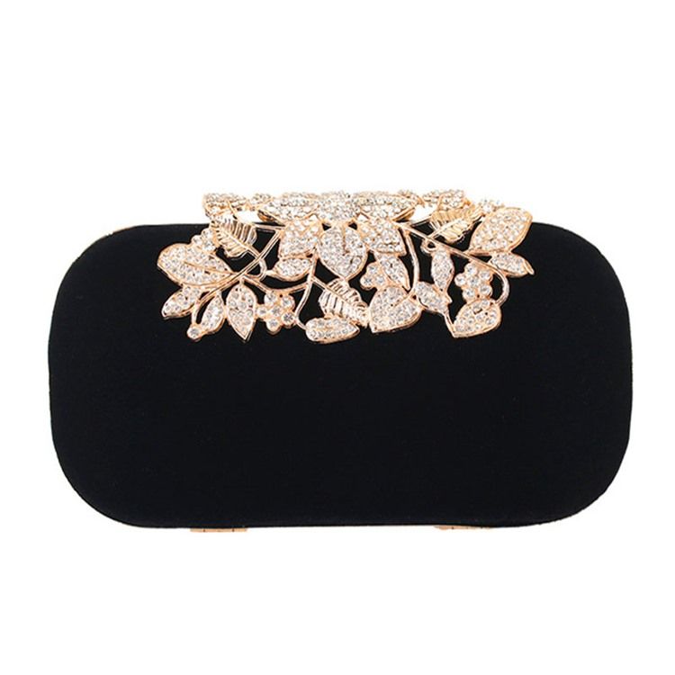 Rhinestone Rectangle Clutches For Kvinner