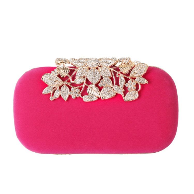 Rhinestone Rectangle Clutches For Kvinner