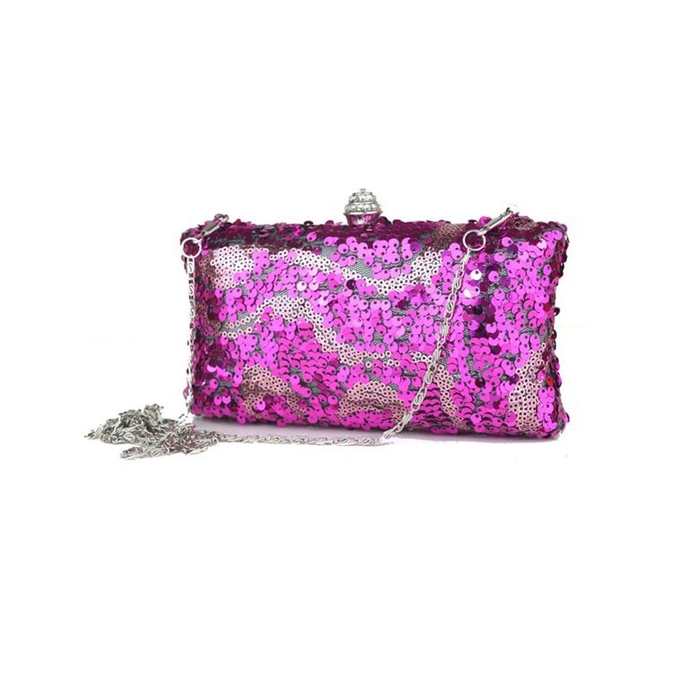 Shining Sequins Rhinestone Clutch For Kvinner